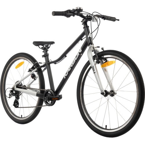 Velosipēds Karbon Superlight 24, melns