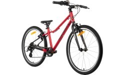 Velosipēds Karbon Superlight 24, sarkans
