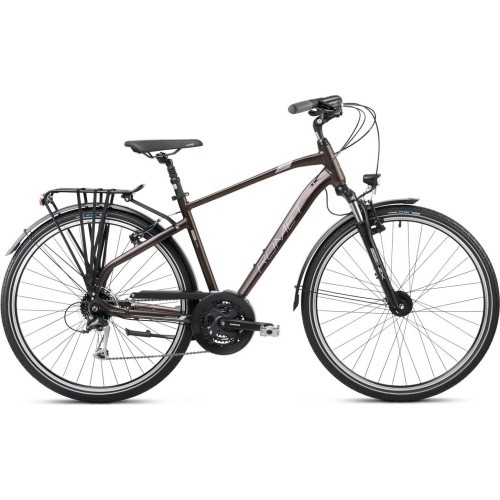 Dviratis Romet Wagant 7 2024 dark brown-grey