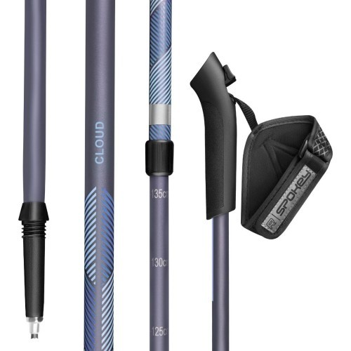 The telescopic Nordic Walking poles Spokey CLOUD