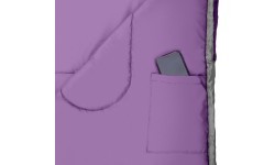 NC2008 GREY-VIOLET SLEEPING BAG SIZE M NILS CAMP