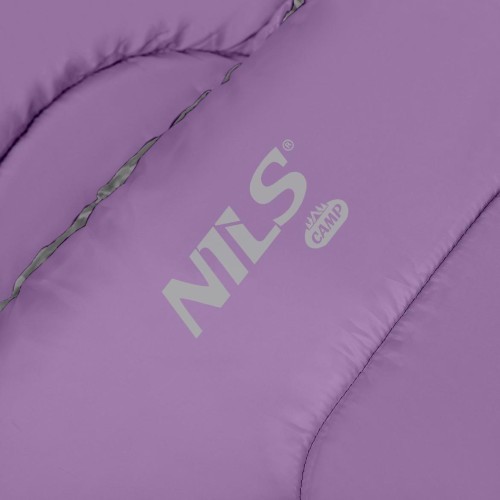 NC2008 GREY-VIOLET SLEEPING BAG SIZE M NILS CAMP