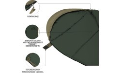 NC2012 GREEN SLEEPING BAG NILS CAMP