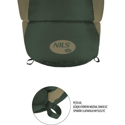 NC2012 GREEN SLEEPING BAG NILS CAMP