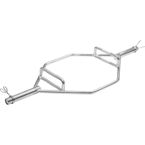 Hex Olympic Barbell inSPORTline Hexlif 140 cm / 50 mm – 21.8 kg, 200 kg Capacity, with Collars