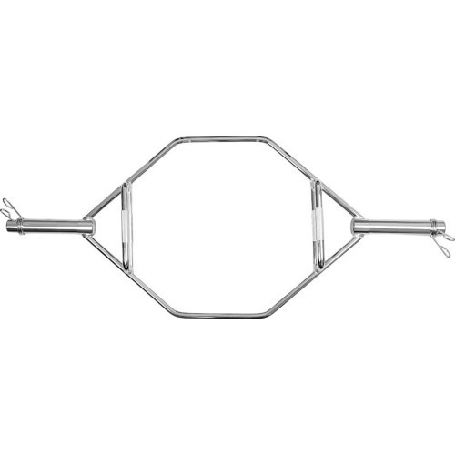 Sešstūra olimpiskais stienis inSPORTline Hexlif 140 cm / 50 mm - 21,8 kg, slodze 200 kg, ar fiksatoriem