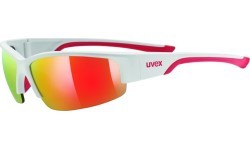 Uvex Sportstyle 215 Glasses White Mat Red
