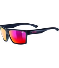 Uvex lgl 29 black mat red glasses