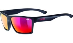 Очки Uvex lgl 29 black mat red