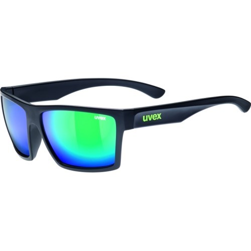 Uvex LGL 29 Glasses Black Mat Green
