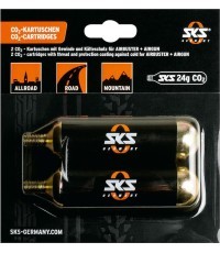 SKS saspiesta gaisa CO2 balons Airbuster pumpim (2x24g), ar vitni