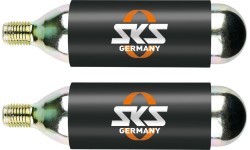 SKS compressed air CO2 cartridge for Airbuster pump (2x24g), threaded
