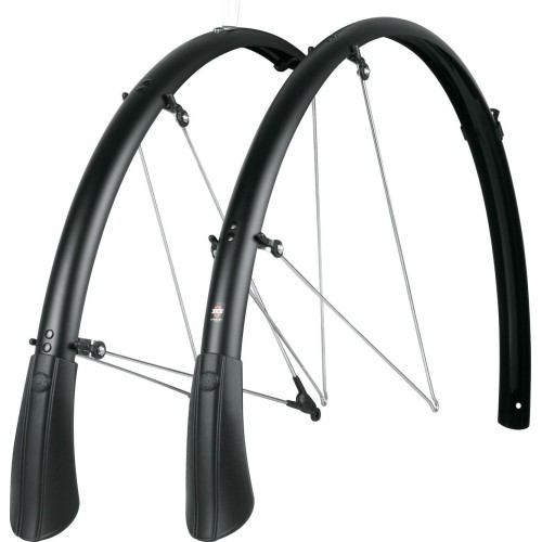 Dubļusargu komplekts 28" SKS Bluemels 35mm black matt