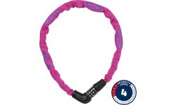 Abus Steel-O-Chain 5805C/75 pink lock