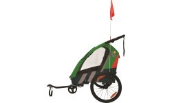 Велосипедный прицеп для детей Bellelli Trailblazer зелёный