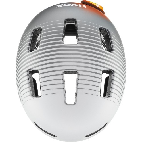 Ķivere Uvex City 4, balti pelēka matēta, 55-58 cm