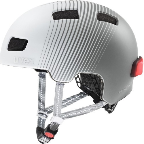 Ķivere Uvex City 4, balti pelēka matēta, 55-58 cm