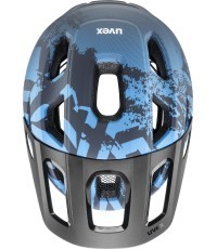 Uvex React Jr. MIPS helmet, azure - deep space matt