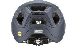 Uvex React Jr. MIPS helmet, azure - deep space matt