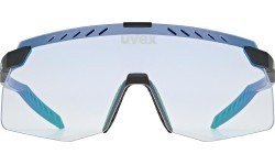 Brilles Uvex pace stage S V black matt / mirror blue
