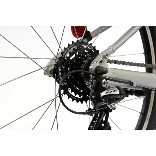 Velosipēds Karbon Superlight 24, melns