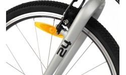 Velosipēds Karbon Superlight 24, melns