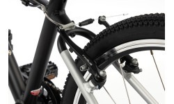Velosipēds Karbon Superlight 24, melns