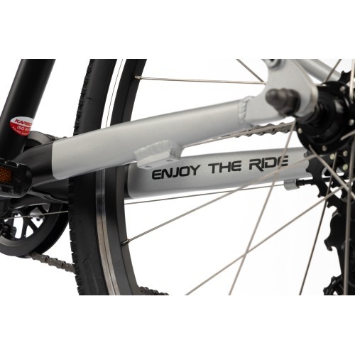 Velosipēds Karbon Superlight 24, melns