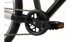 Velosipēds Karbon Superlight 24, melns