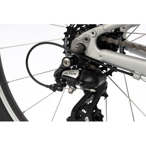 Velosipēds Karbon Superlight 24, melns