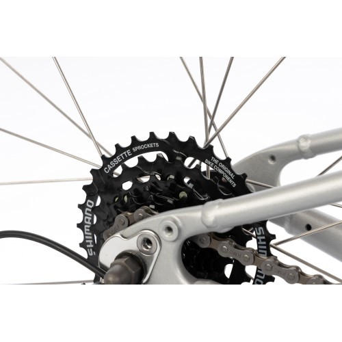 Velosipēds Karbon Superlight 24, melns