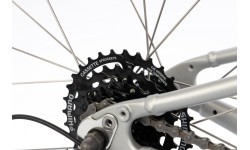 Velosipēds Karbon Superlight 24, melns
