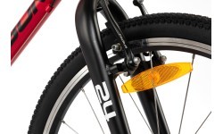 Velosipēds Karbon Superlight 24, sarkans
