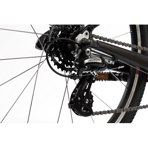 Velosipēds Karbon Superlight 24, sarkans