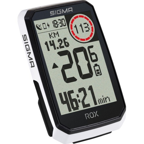 SIGMA ROX 4.0 Endurance GPS bicycle computer, white