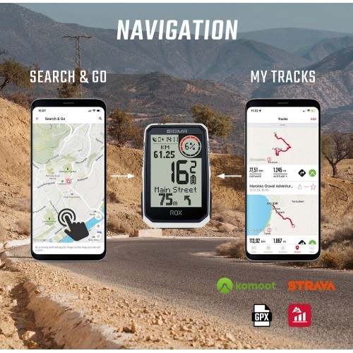 Велокомпьютер SIGMA ROX 4.0 Endurance GPS, белый