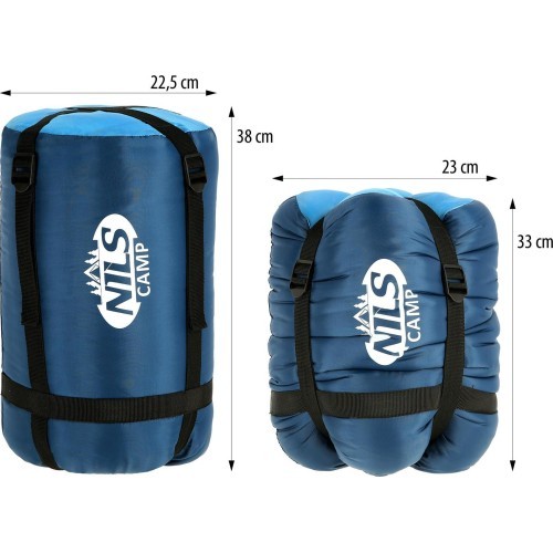 NC2012 GRAY-BLUE SLEEPING BAG NILS CAMP