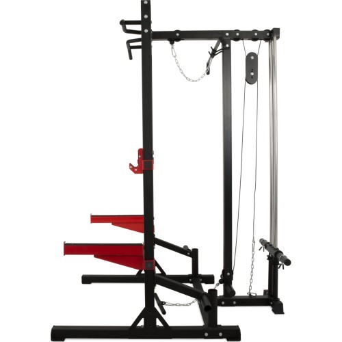 Pivot Fitness HR3240 Heavy Duty ECON jaudas rāmis ar HR-LR01 vēdera vilces staciju