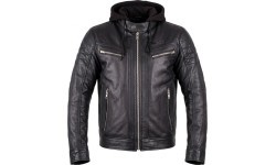 Leather Motorcycle Jacket W-TEC Murayo - Black
