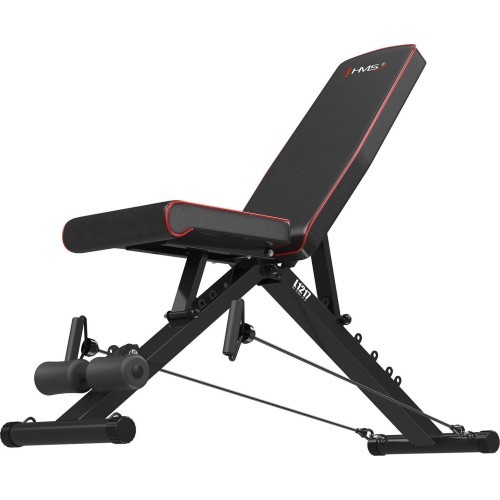 L1217 ADJUSTABLE EXERCISE BENCH WITH ROPES HMS