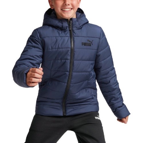 Куртка подростковая Puma Ess Hooded Padded Navy 670559 06