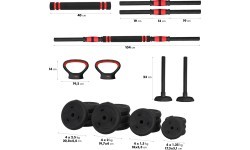 SGN130 PRO SET 6IN1 WEIGHT SET 30KG HMS
