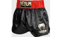 Venum Classic Muay Thai šorti, sarkani/melni/zelta