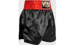Venum Classic Muay Thai šorti, sarkani/melni/zelta