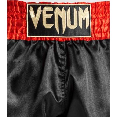 Venum Classic Muay ThaÃ¯ Short Red/Black/Gold