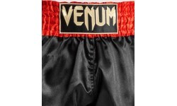 Venum Classic Muay Thai šorti, sarkani/melni/zelta