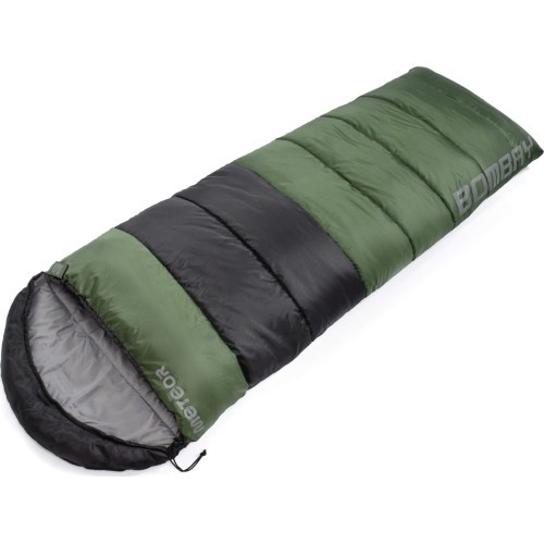 Śpiwór meteor bombay l - Olive, black