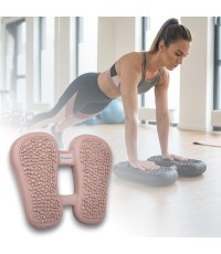 Līdzsvara un masāžas spilvens inSPORTline Balaxor - Mocha mousse