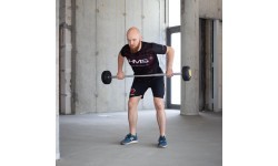 Гриф с резиновым покрытием GSG15 HMS - 10 кг