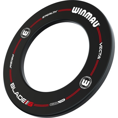 Šautriņu aizsarggredzens Winmau Pro-Line, melns